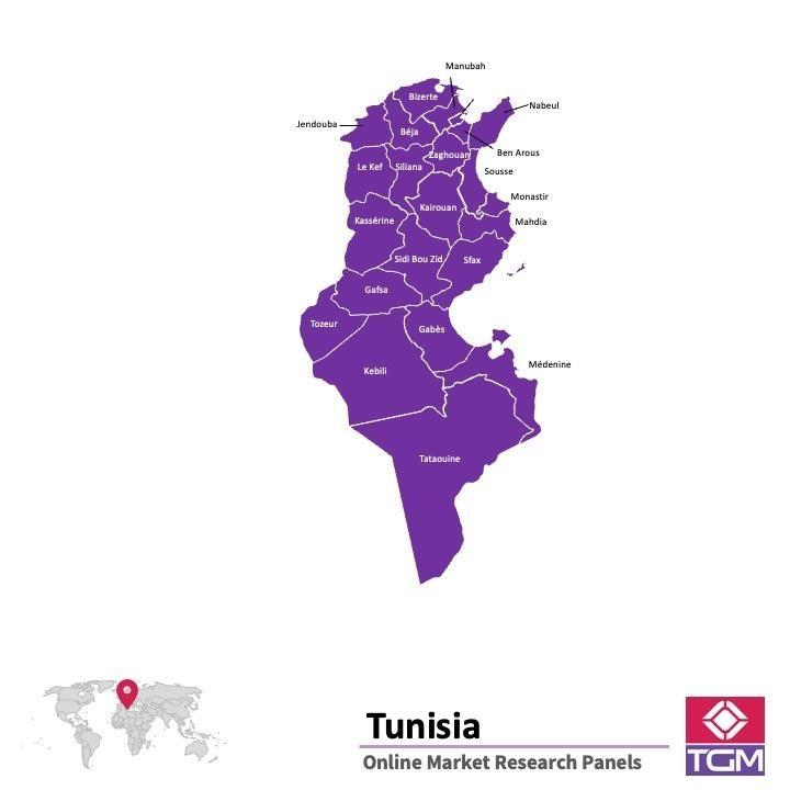 Online panel tại Tunisia| Nghiên cứu thị trường tại Tunisia